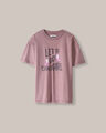 Playera Manga Corta Estampada,HIGO